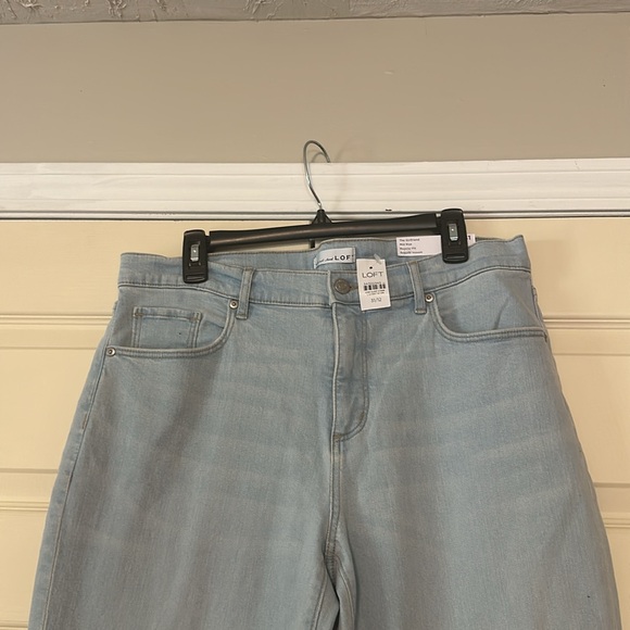 Nwt loft the girlfriend jeans size 31/12 - Picture 2 of 5